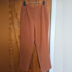 Women's Orange Tapered Pants